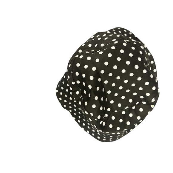 Polka Dot Sun Hat - Black and White - Picture 5 of 5